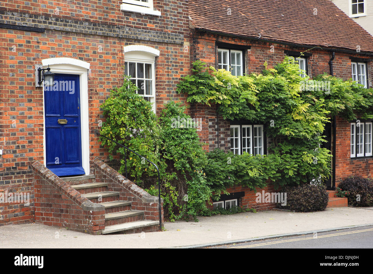 Maisons dans la pittoresque ville de marché de Arundel dans West Sussex Banque D'Images