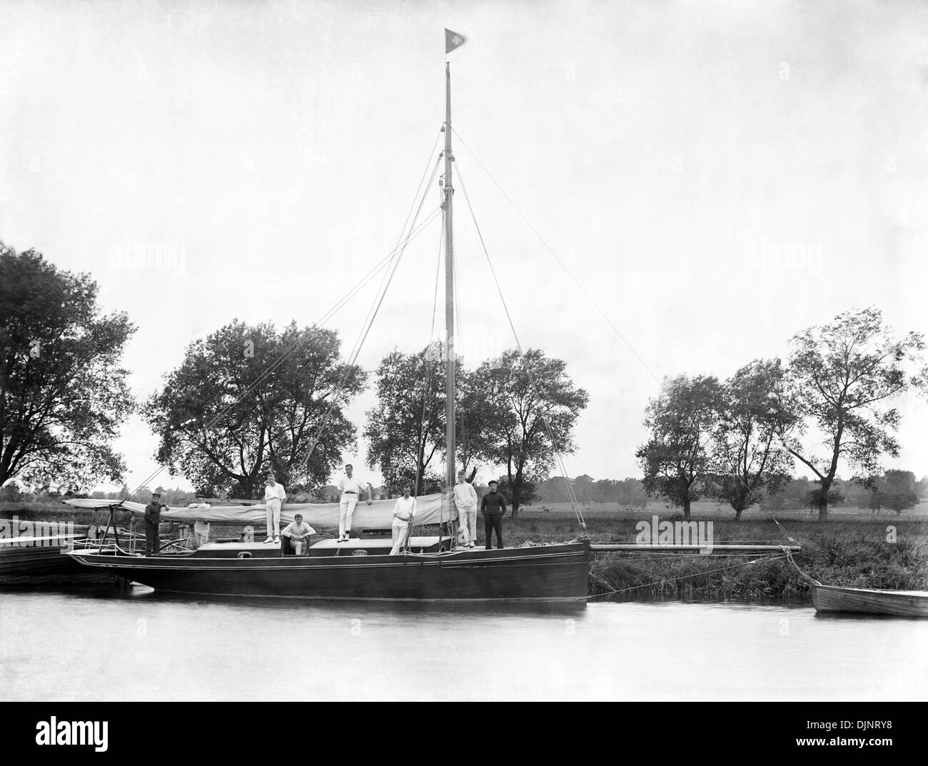 La Norfolk Wherry, le bateau de travail Banque D'Images