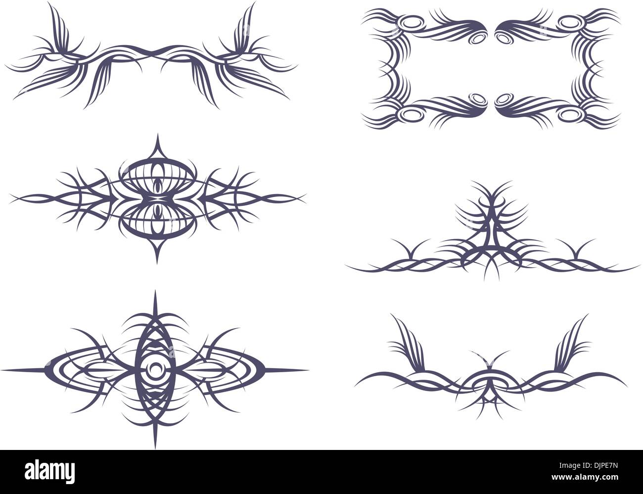 Ornements tribal Illustration de Vecteur