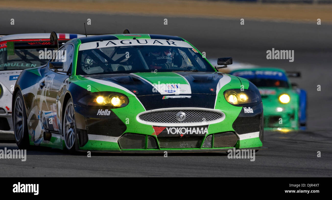 22 mai 2010 - Monterey, Californie, États-Unis - la course Pescarolo Sport Jaguar XKRS en action durant les six heures de course American Le Mans Mazda Raceway à Laguna Seca. (Crédit Image : © William Mancebo/ZUMApress.com) Banque D'Images