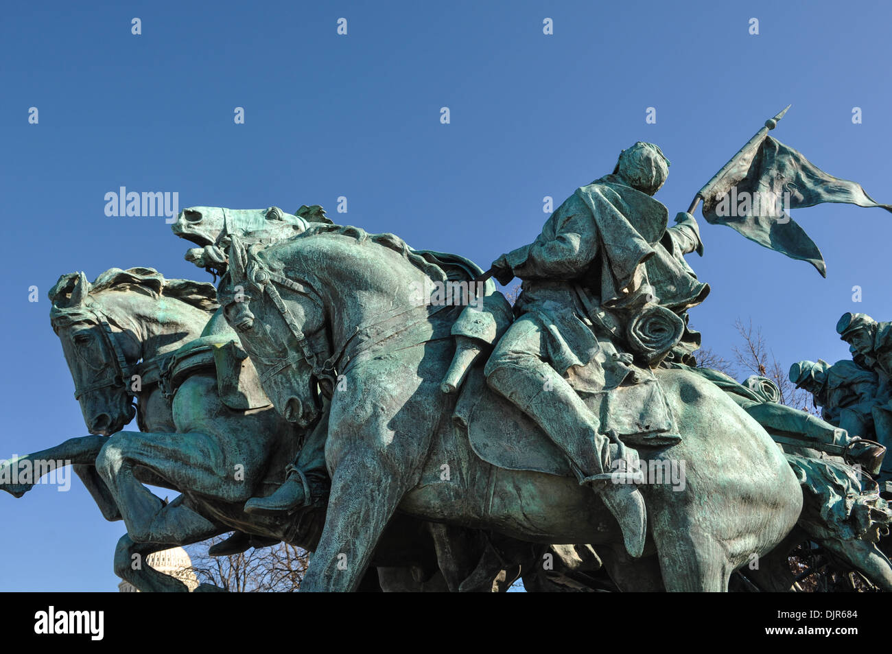 La guerre civile Statue Banque D'Images