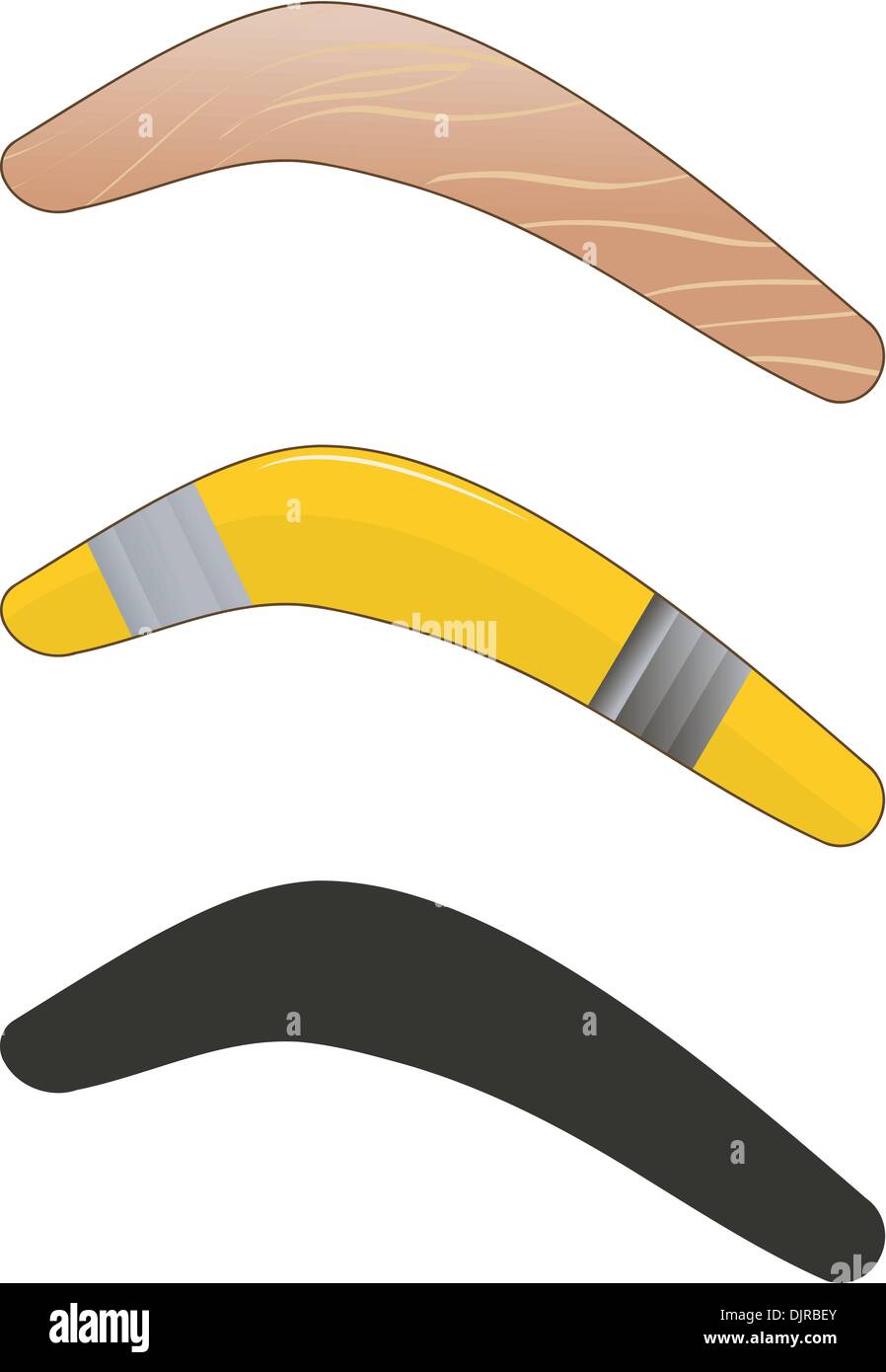 Boomerang vecteur Illustration de Vecteur
