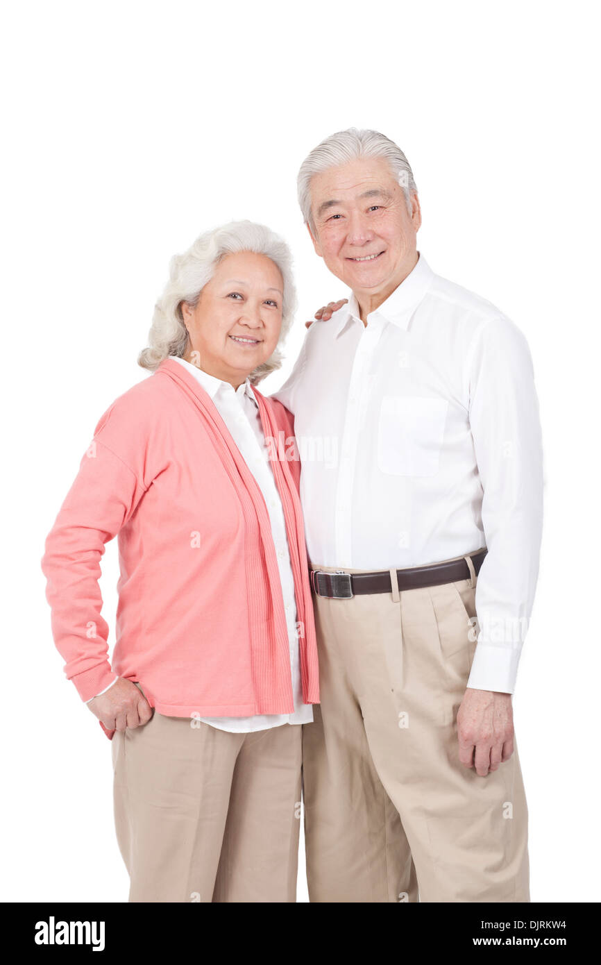 Portrait of senior couple Banque D'Images