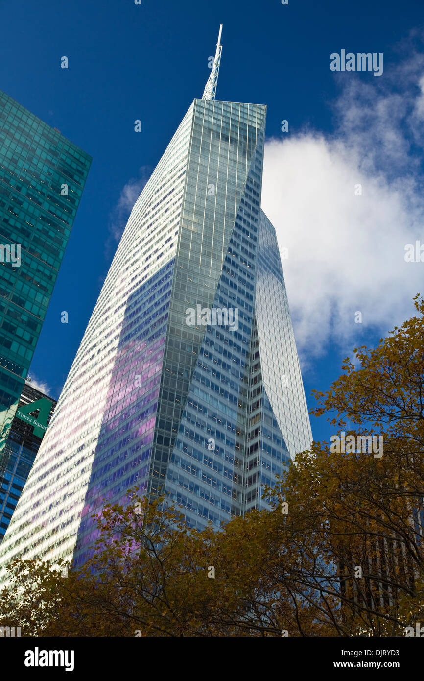 NEW YORK, 19 Novembre 2013 : Bank of America Tower dans le centre de Manhattan, New York City Banque D'Images