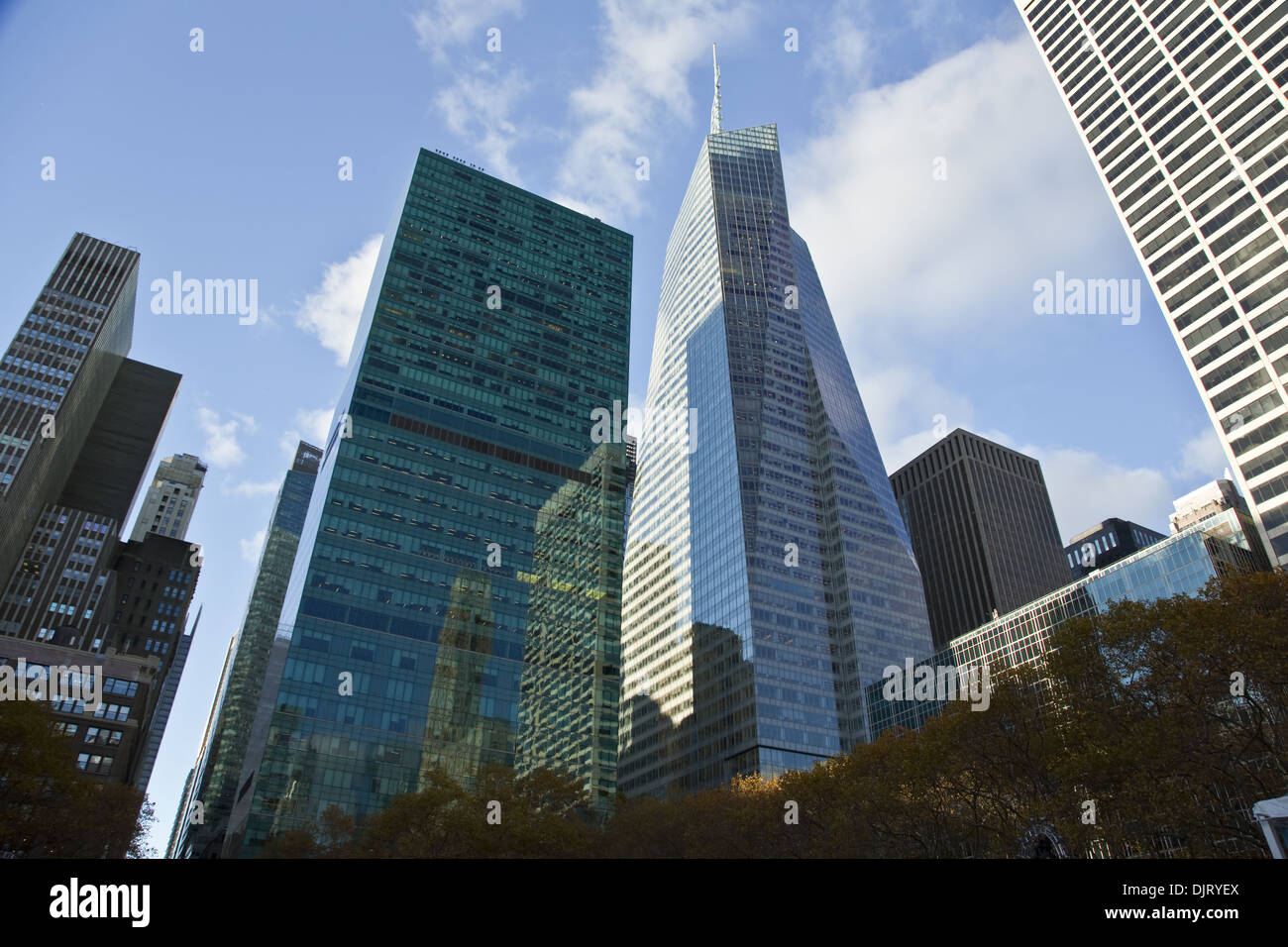 NEW YORK, 19 Novembre 2013 : Bank of America Tower dans le centre de Manhattan, New York City Banque D'Images