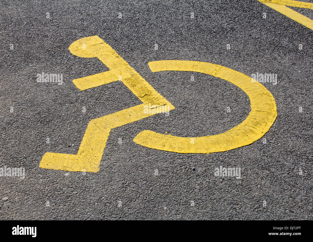 Mobilité parking sign Banque D'Images