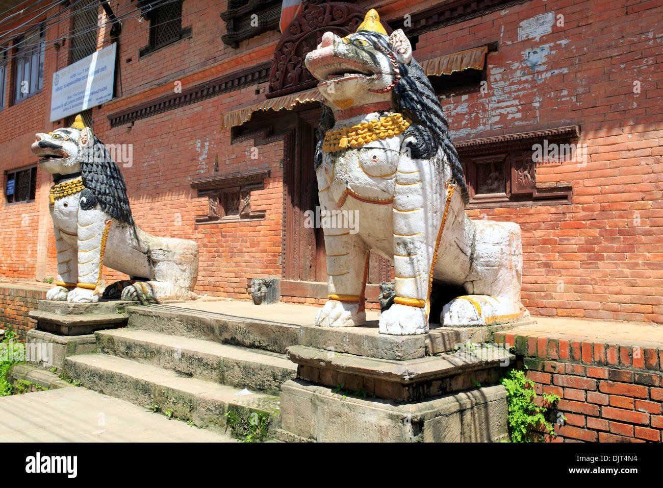 Temple Hindou, Patan, Kathmandu, Népal Banque D'Images