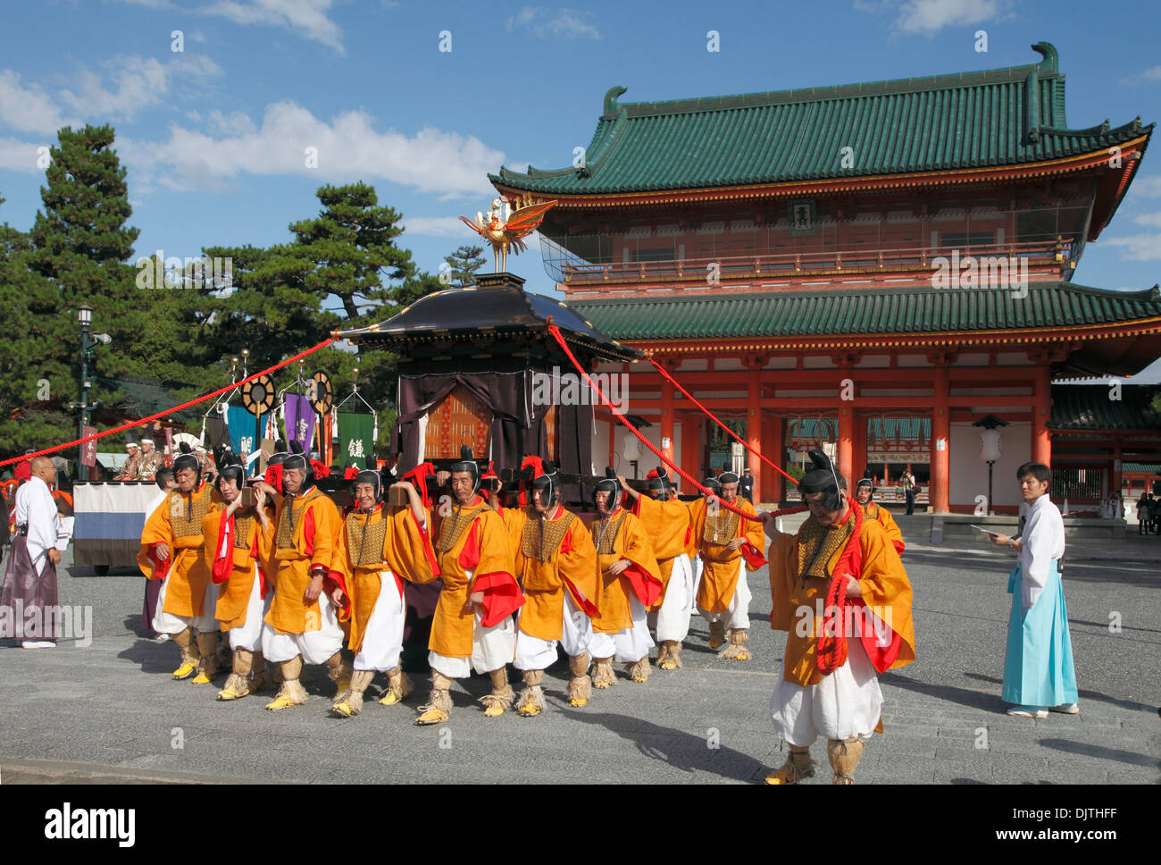 Le Japon, Kyoto, Sanctuaire Heian, Jidai Matsuri, festival, les gens, Banque D'Images