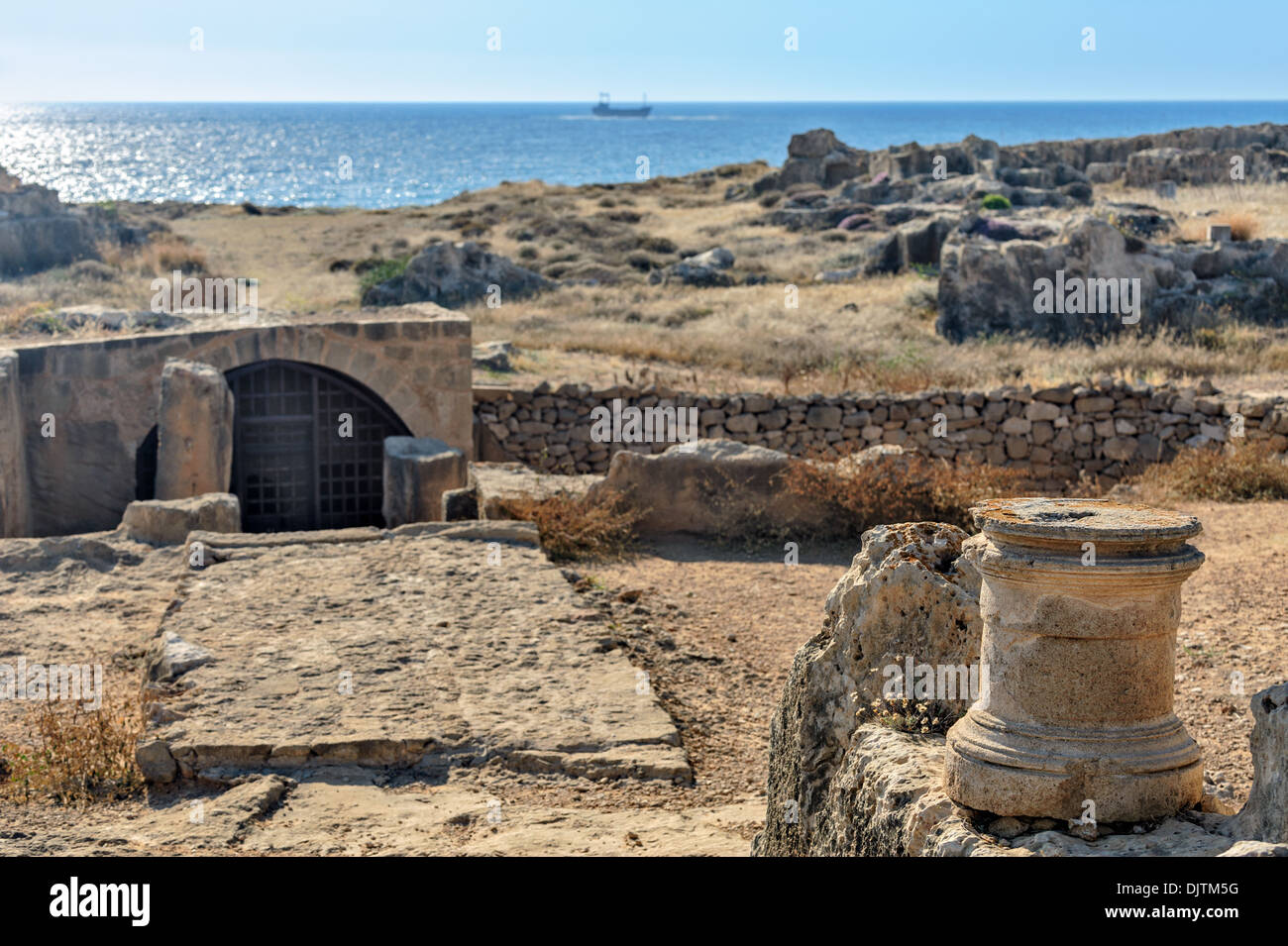 Tombes des rois musée archéologique de Paphos à Chypre Banque D'Images