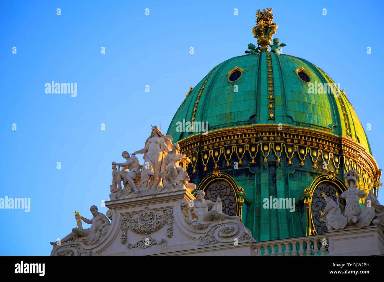 Extérieur de la Hofburg, Vienne, Autriche, Europe Centrale Banque D'Images