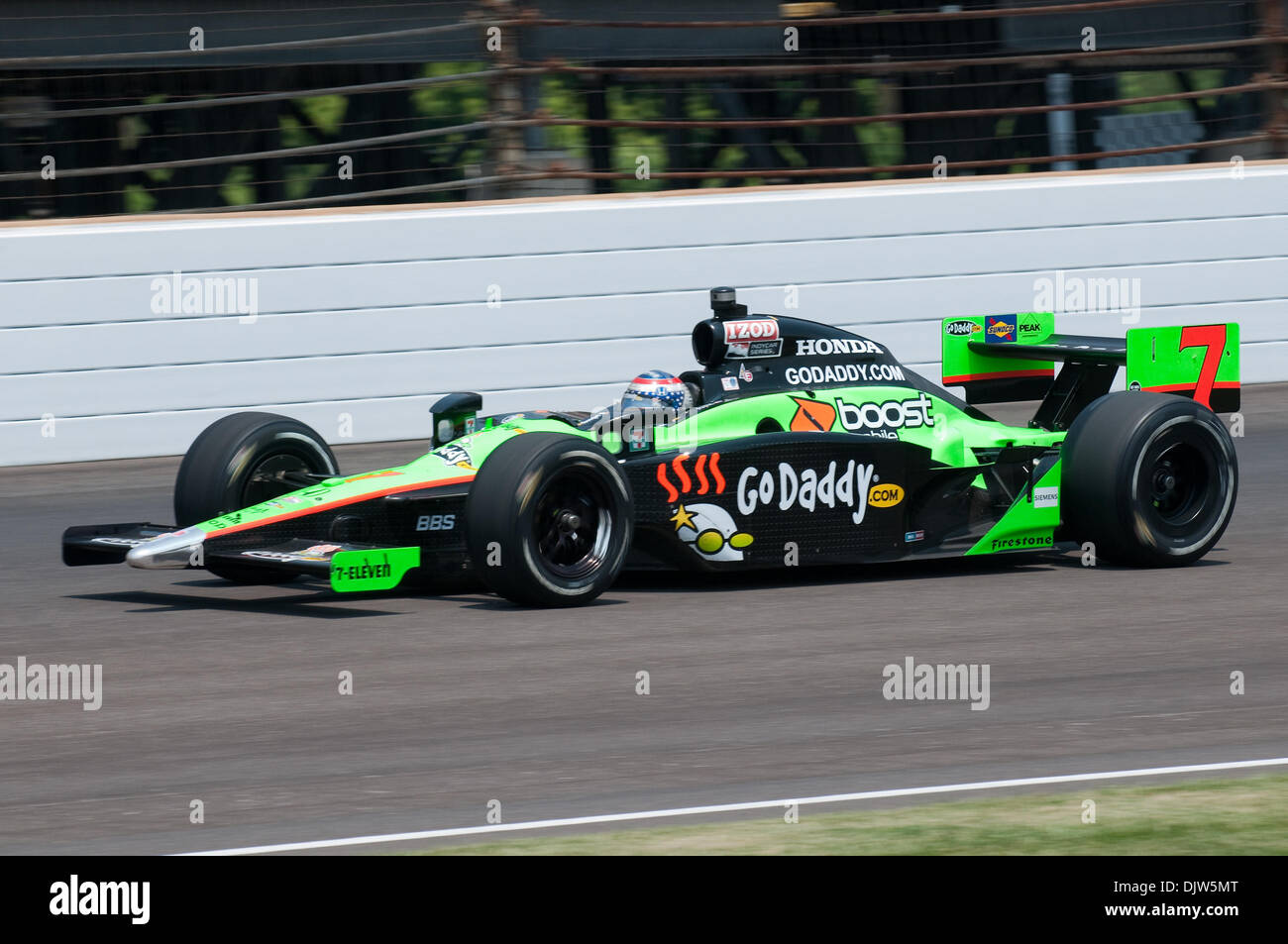 2010 Indianapolis 500. Dimanche, 30 mai 2010..Franchitti remporte le 2ème Indy 500..7 Danica Patrick (Image Crédit : © Mike Taylor/ZUMApress.com) Southcreek/mondial Banque D'Images