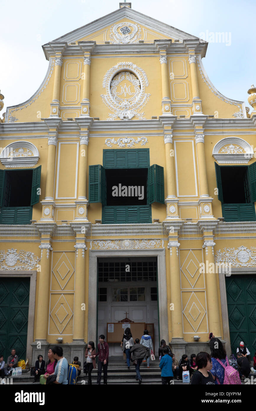 L'église de saint Dominique à Macao, Chine Banque D'Images