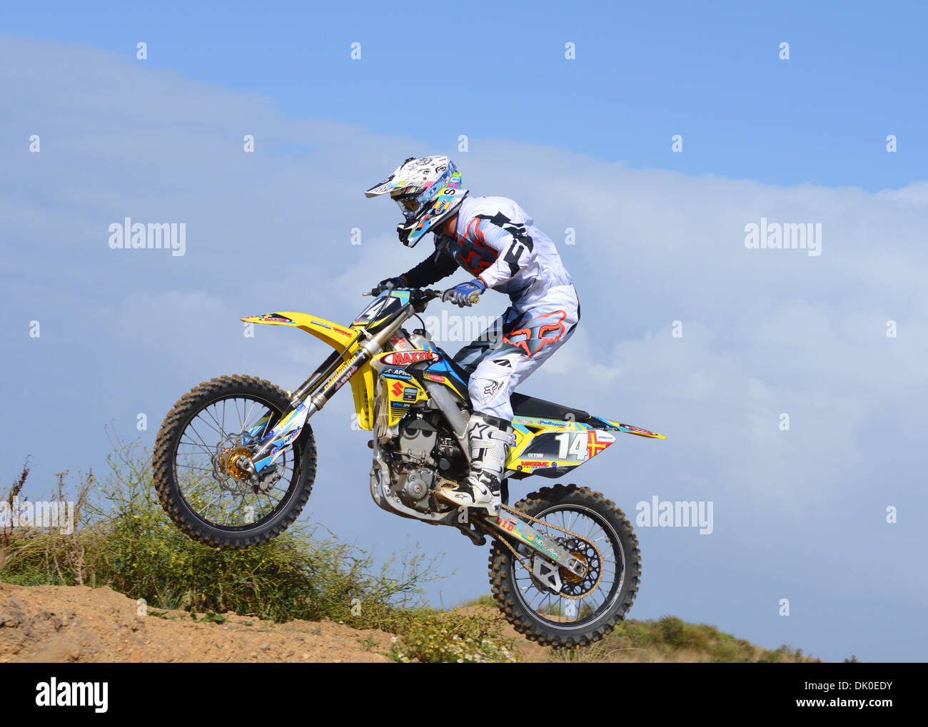 Moto x rider Banque de photographies et d'images à haute résolution - Alamy