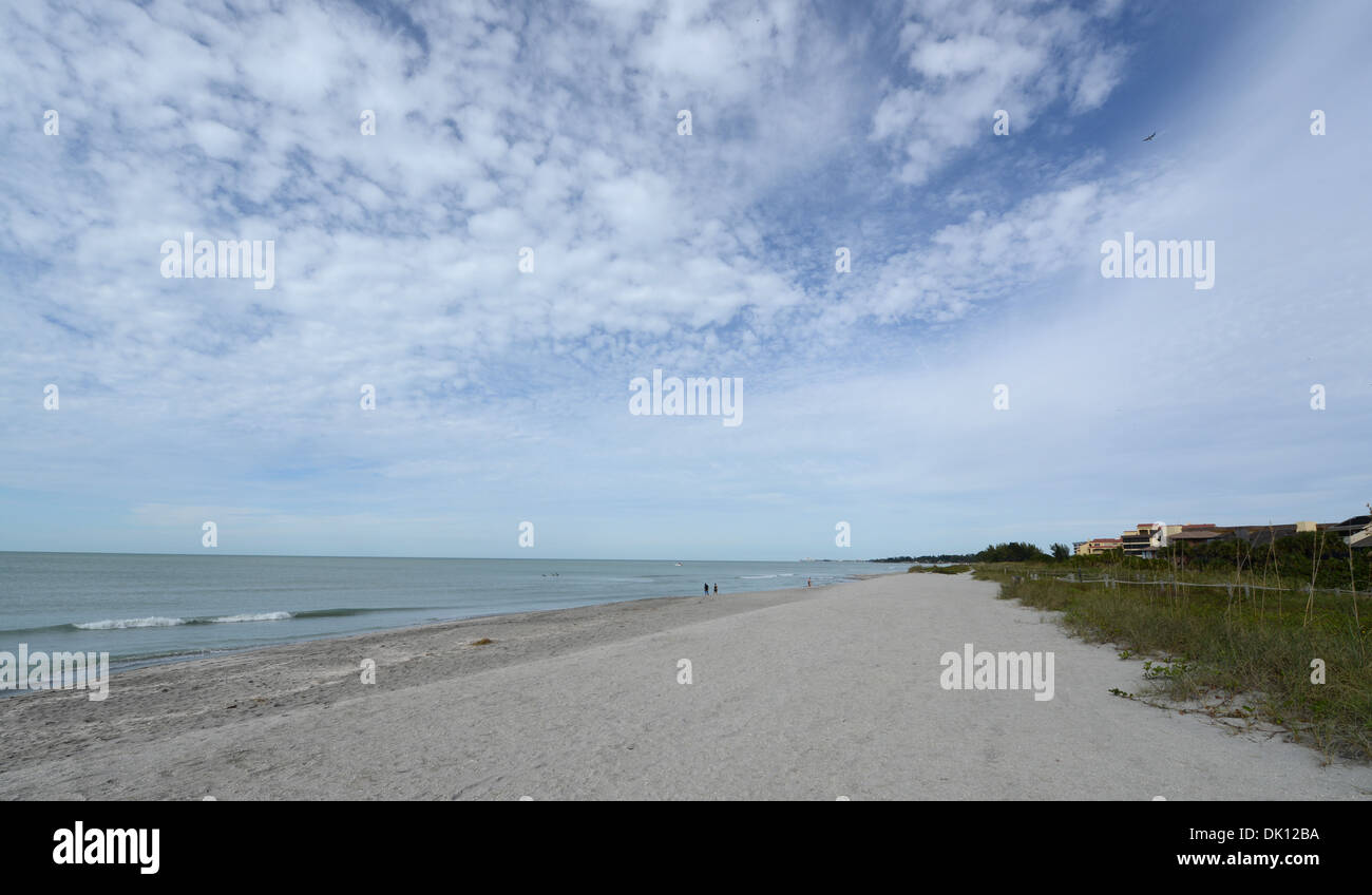 Avis de Turtle Beach, Siesta Key, en Floride. Banque D'Images Avis de Turtle Beach, Siesta Key, en Floride. Banque D'Images