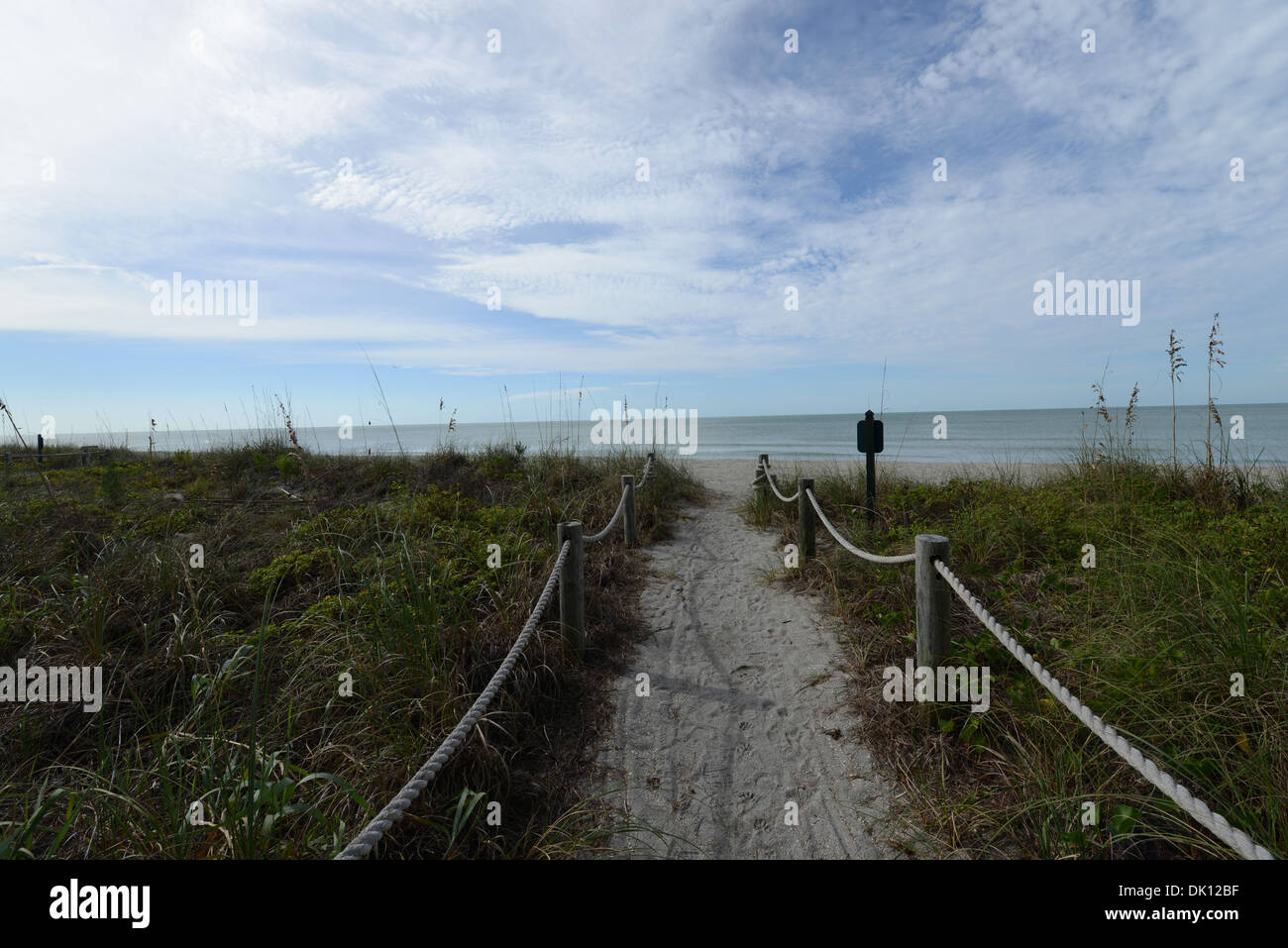 Avis de Turtle Beach, Siesta Key, en Floride. Banque D'Images Avis de Turtle Beach, Siesta Key, en Floride. Banque D'Images