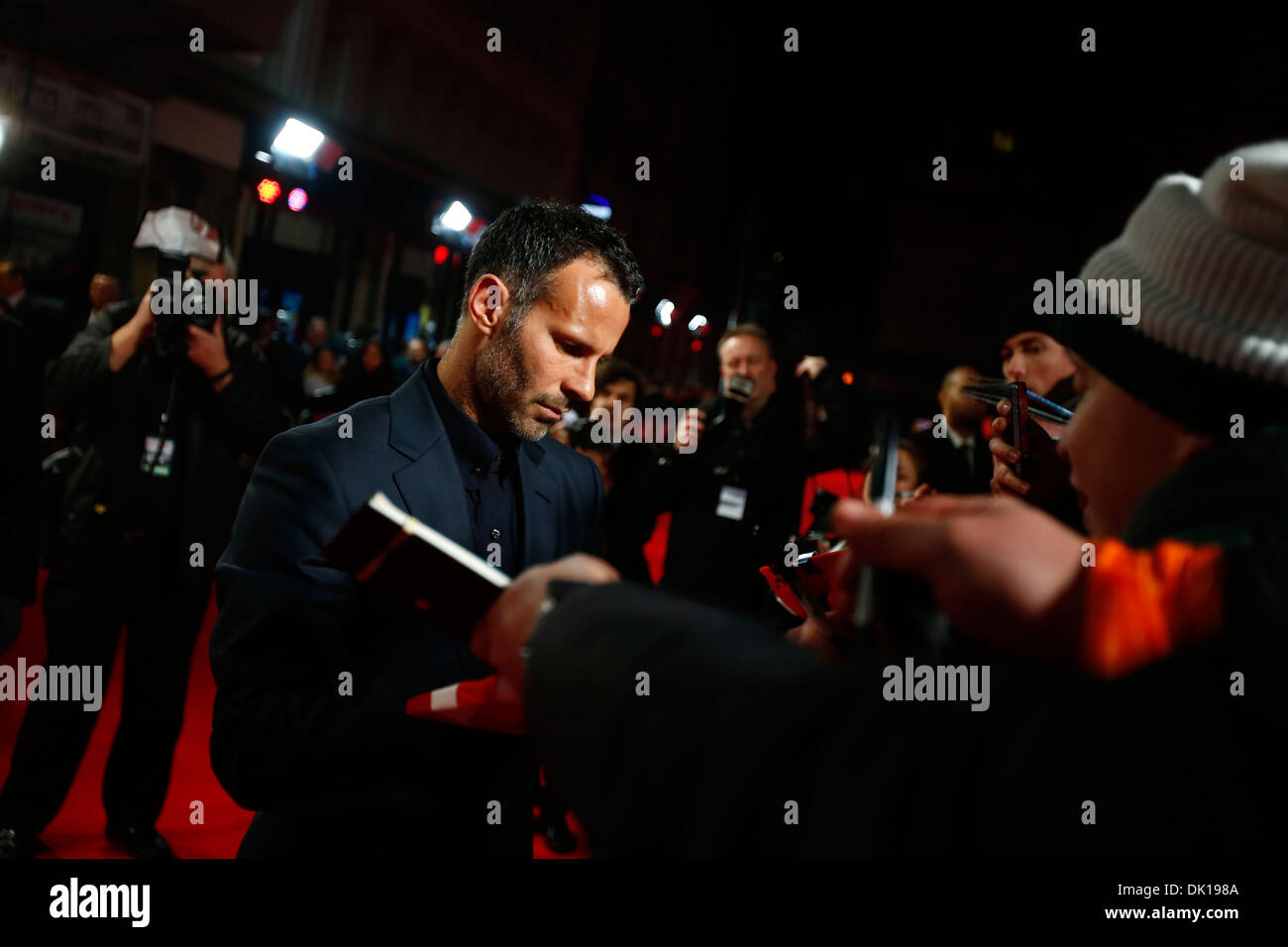 Ryan Giggs assiste à la première mondiale de 'La classe de 92' à l'odéon West End sur Décembre 1, 2013 à Londres, en Angleterre. (Photo Banque D'Images