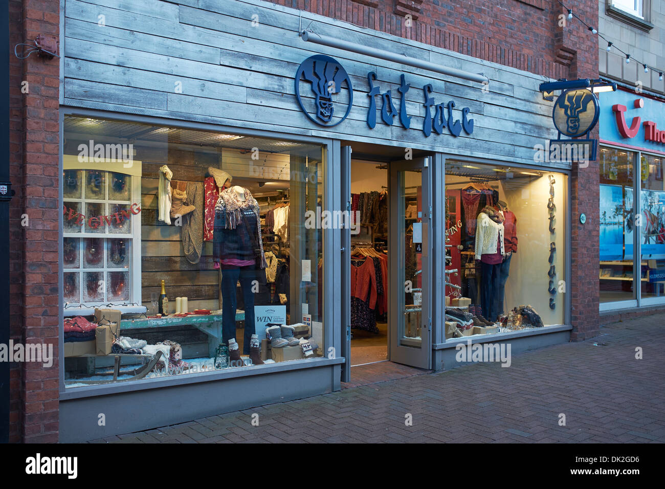 Shop Fat Face à Carlisle avant centre-ville UK Banque D'Images