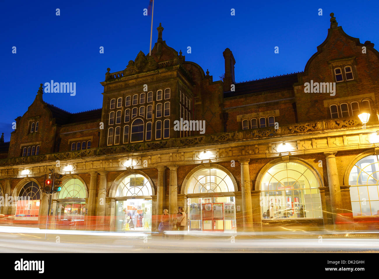 La gare la bâtiment dans Stoke on Trent Banque D'Images