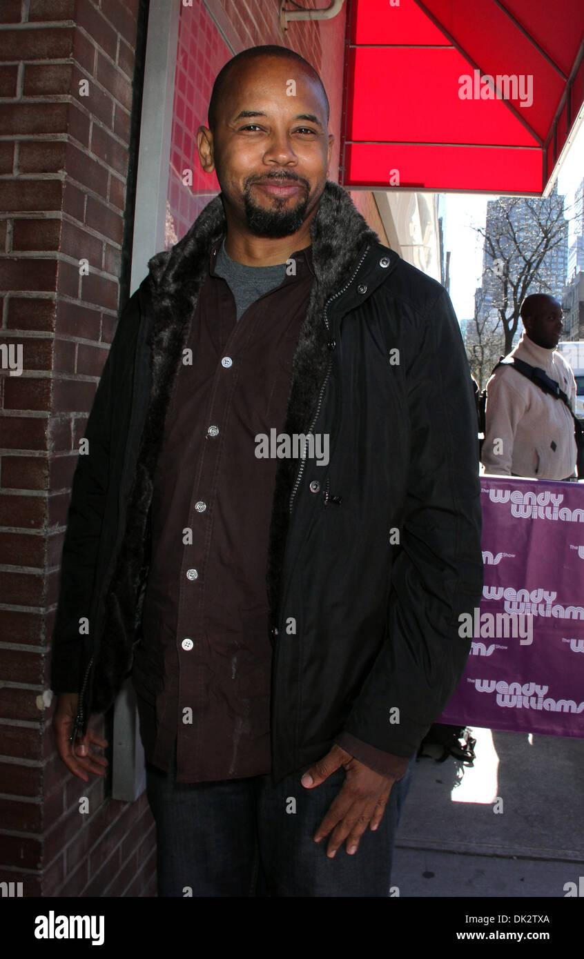 Michael Boatman en dehors de la Wendy Williams Show New York City, USA - 30.03.12 Banque D'Images