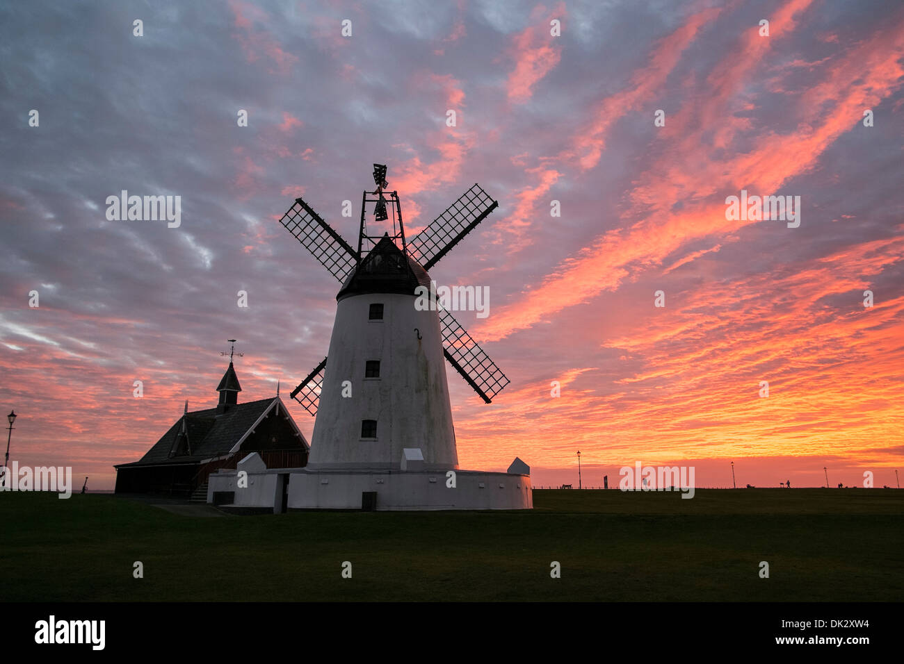 Lytham St Annes Moulin Banque D'Images