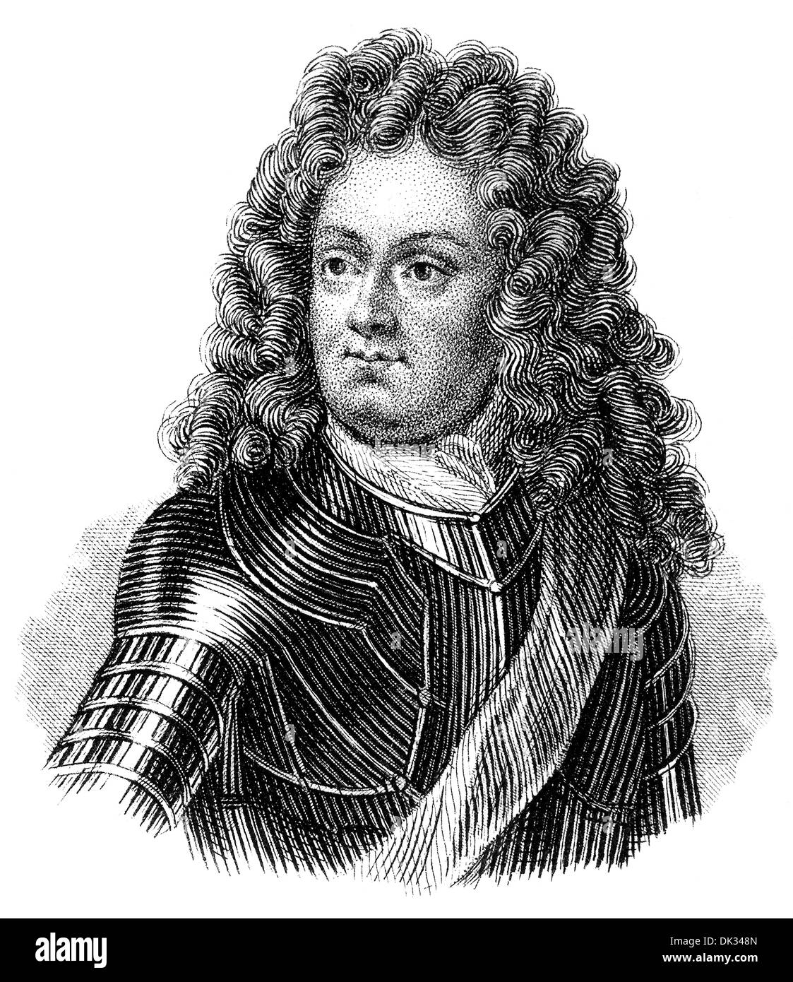 John Churchill, 1er duc de Marlborough, 1650 - 1722, un soldat et homme d'Anglais Banque D'Images