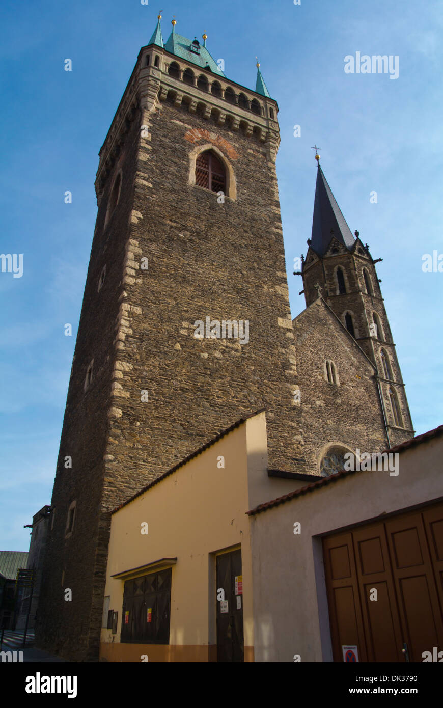 Zvonice Kolin tour ville Bohême Centrale République Tchèque Europe Banque D'Images