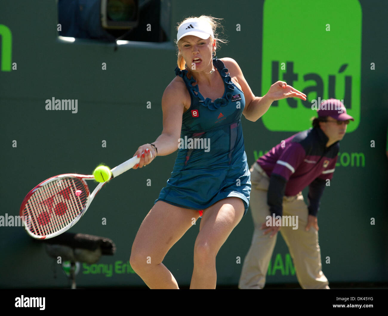 24 mars 2011 - International Tennis - ATP World Tour 2011 - Masters 1000 - Sony Ericcson Open - Jeudi 24 mars 2011 - Centre de tennis parc Crandon - Key Biscayne - Miami - Floride - USA..Â© Andrew Patron/Bigshots (Photographie Image Crédit : © Andrew Patron/ZUMAPRESS.com) Banque D'Images