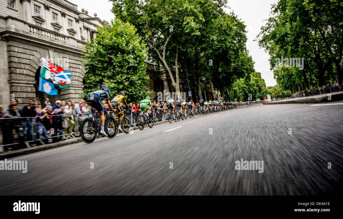 Dernière étape Tour of Britain 2013 Banque D'Images