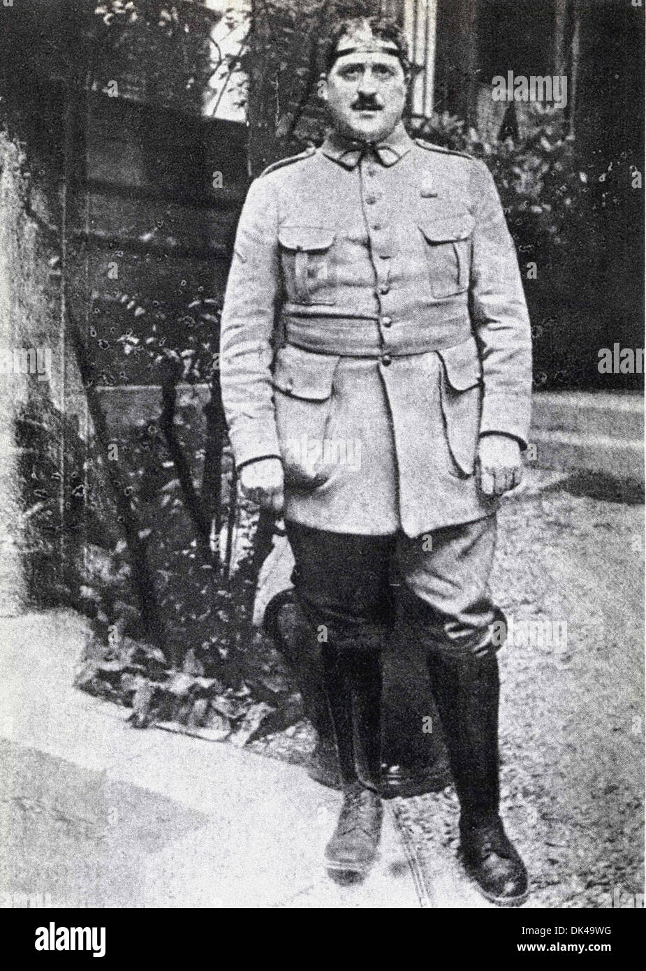 Guillaume Apollinaire - 26 août 1880 - 9 novembre 1918 - italienne, poète français blessé en première guerre mondiale Banque D'Images