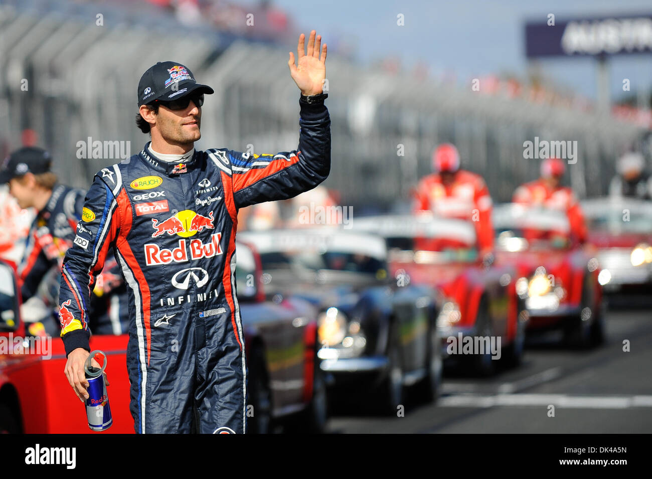 27 mars 2011 - Melbourne, Victoria, Australie - Les images de la parade des pilotes de Formule 1 2011 au Grand Prix d'Australie au circuit d'Albert Park, Melbourne, Australie. (Crédit Image : © basse Sydney/global/ZUMAPRESS.com) Southcreek Banque D'Images