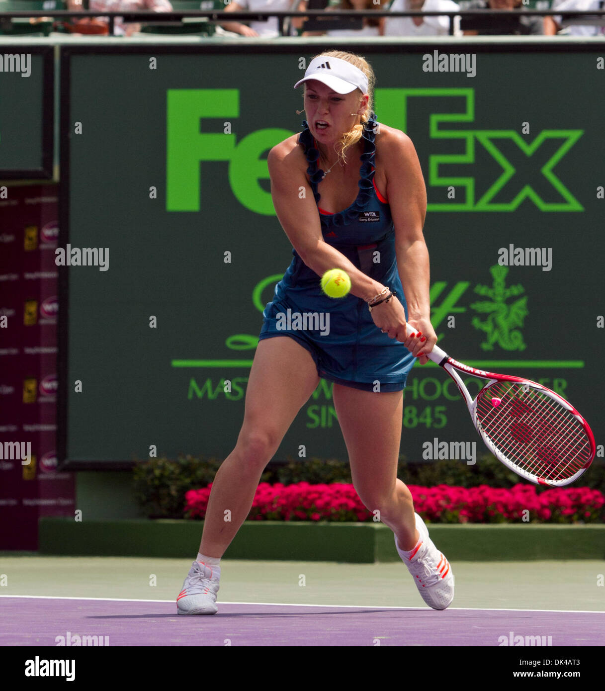 Mar. 28, 2011 - International Tennis - WTA - 2011 Sony Ericcson Open - lun 28 Mar 2011 - Le parc Crandon Tennis Center - Key Biscayne - Miami - Floride - USA..Â© Andrew Patron/Bigshots (Photographie Image Crédit : © Andrew Patron/ZUMAPRESS.com) Banque D'Images