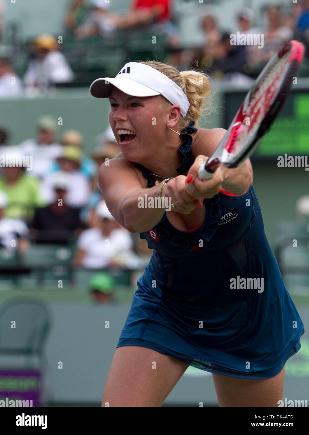 Mar. 28, 2011 - International Tennis - WTA - 2011 Sony Ericcson Open - lun 28 Mar 2011 - Le parc Crandon Tennis Center - Key Biscayne - Miami - Floride - USA..Â© Andrew Patron/Bigshots (Photographie Image Crédit : © Andrew Patron/ZUMAPRESS.com) Banque D'Images