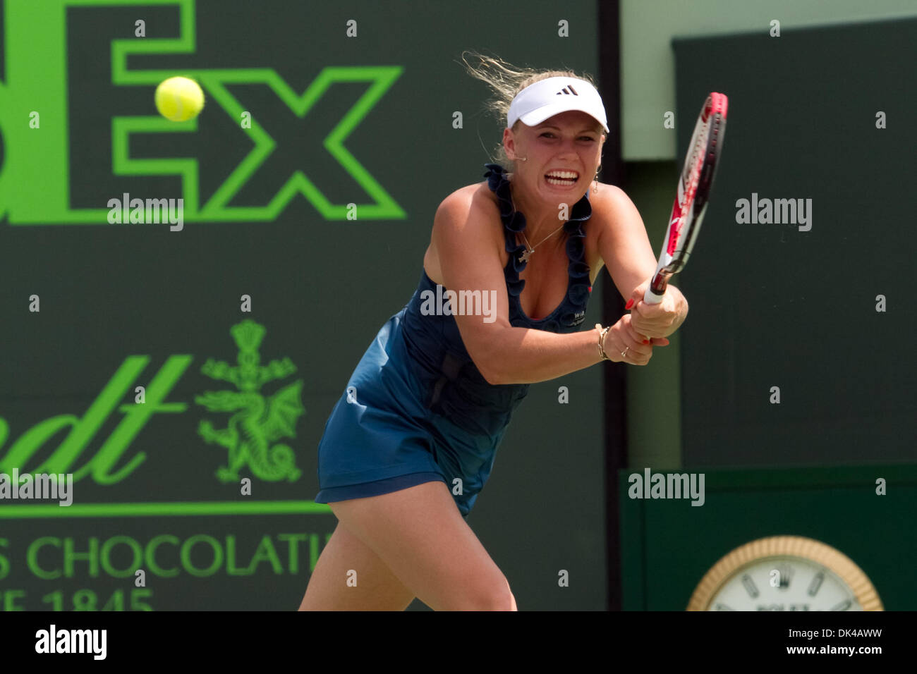 Mar. 28, 2011 - International Tennis - WTA - 2011 Sony Ericcson Open - lun 28 Mar 2011 - Le parc Crandon Tennis Center - Key Biscayne - Miami - Floride - USA..Â© Andrew Patron/Bigshots (Photographie Image Crédit : © Andrew Patron/ZUMAPRESS.com) Banque D'Images