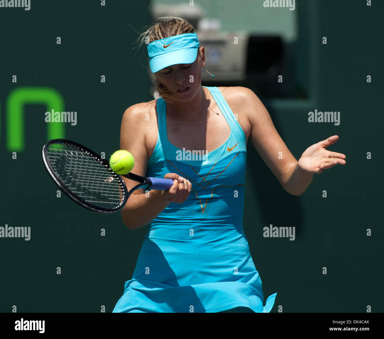 31 mars 2011 - International Tennis - WTA - 2011 Sony Ericsson Open - Jeu 31 Mar 2011 - Le parc Crandon Tennis Center - Key Biscayne - Miami - Floride - USA (crédit Image : © Andrew Patron/ZUMAPRESS.com) Banque D'Images