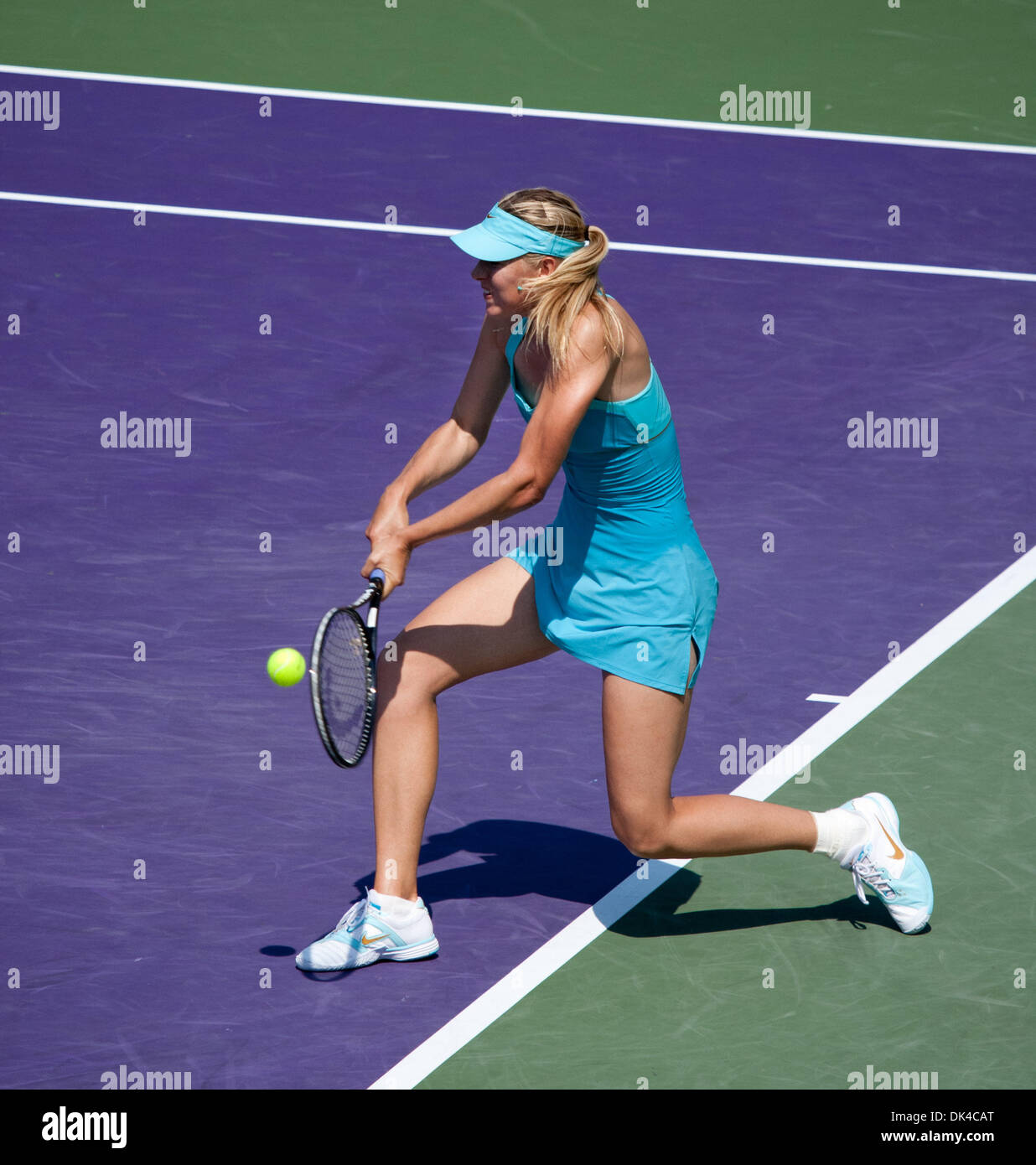 31 mars 2011 - International Tennis - WTA - 2011 Sony Ericsson Open - Jeu 31 Mar 2011 - Le parc Crandon Tennis Center - Key Biscayne - Miami - Floride - USA (crédit Image : © Andrew Patron/ZUMAPRESS.com) Banque D'Images