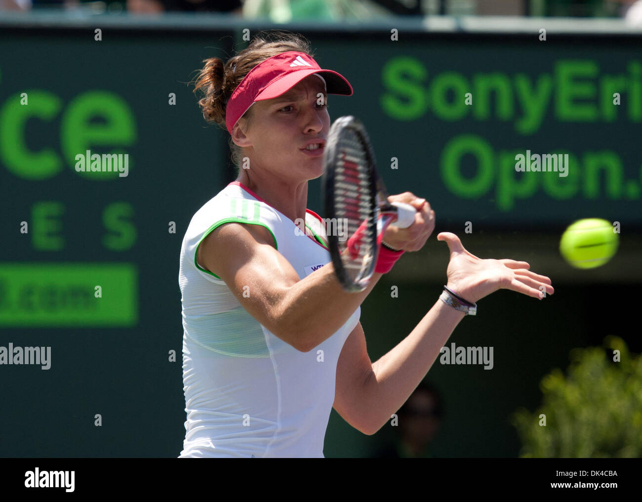 31 mars 2011 - International Tennis - WTA - 2011 Sony Ericsson Open - Jeu 31 Mar 2011 - Le parc Crandon Tennis Center - Key Biscayne - Miami - Floride - USA (crédit Image : © Andrew Patron/ZUMAPRESS.com) Banque D'Images