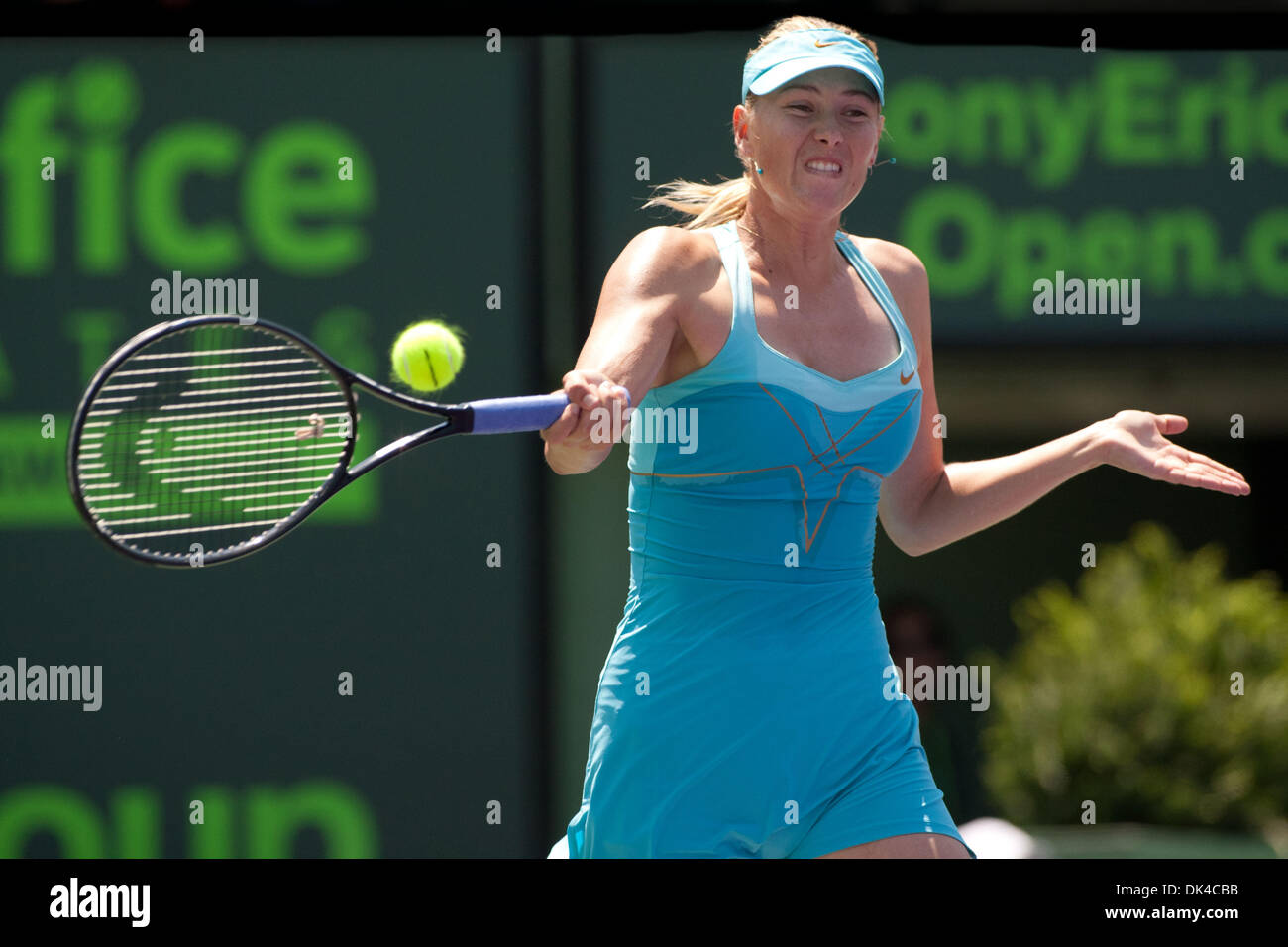 31 mars 2011 - International Tennis - WTA - 2011 Sony Ericsson Open - Jeu 31 Mar 2011 - Le parc Crandon Tennis Center - Key Biscayne - Miami - Floride - USA (crédit Image : © Andrew Patron/ZUMAPRESS.com) Banque D'Images