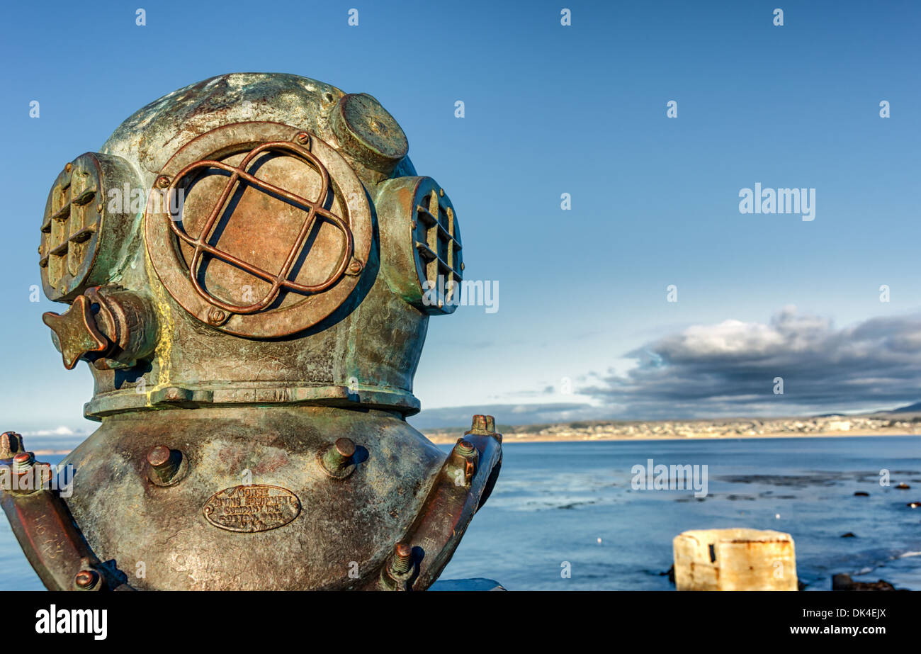 Les plongeurs de la conserverie Memorial. Cannery Row, Monterey, Californie, États-Unis. Banque D'Images