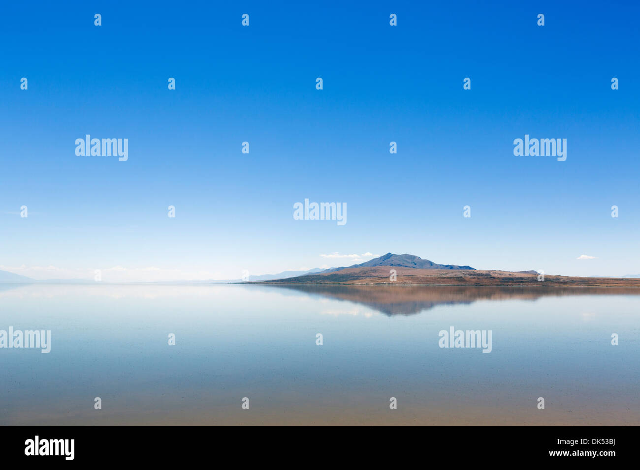 Antelope Island, Antelope Island State Park, Grand Lac Salé, Utah, USA Banque D'Images