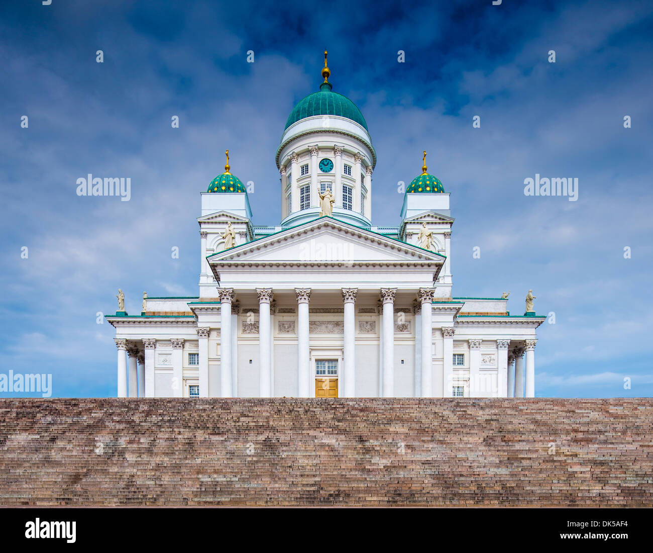 Cathédrale d'Helsinki en Finlande, Helskini. Banque D'Images