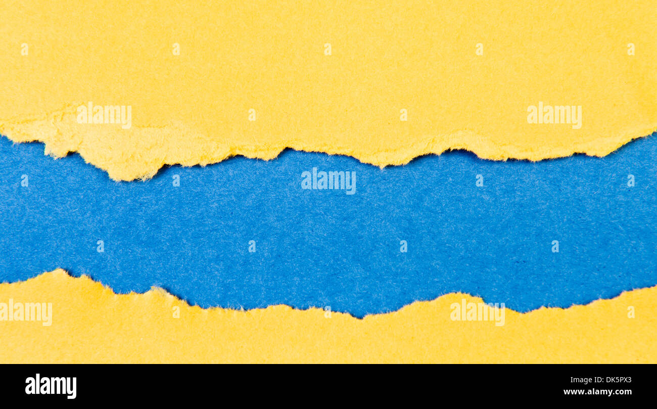 Scrap papier fond carton déchiqueté Banque D'Images