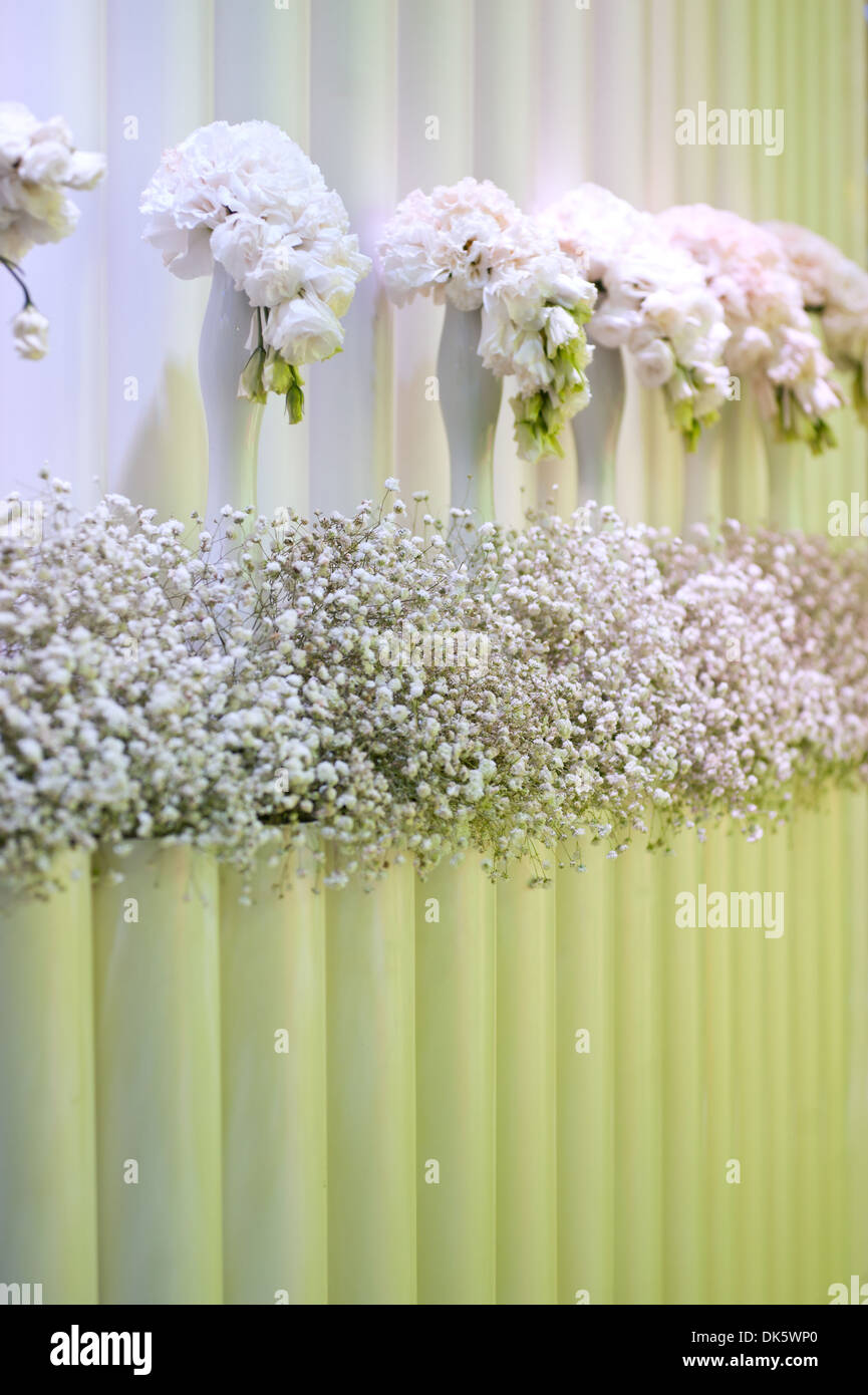 Vase à fleurs fleurs bouquet Banque D'Images
