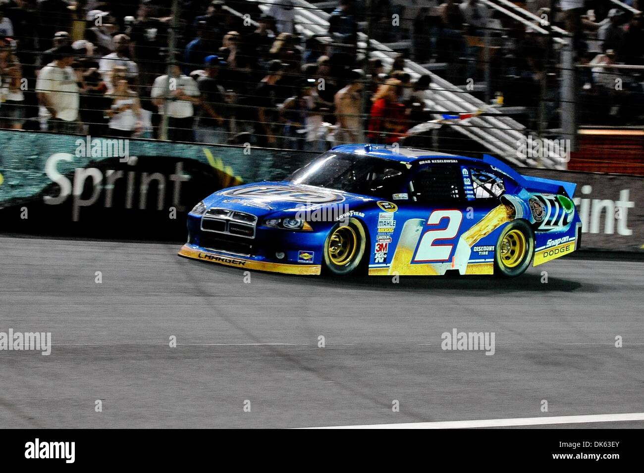 21 mai 2011 - Concord, Caroline du Nord, États-Unis d'Amérique - Sprint Cup Series driver Brad Keselowski (2) au cours de la deuxième partie de l'ensemble Star Race au Charlotte Motor Speedway à Concord, Caroline du Nord (Image Crédit : © Anthony Barham/global/ZUMAPRESS.com) Southcreek Banque D'Images