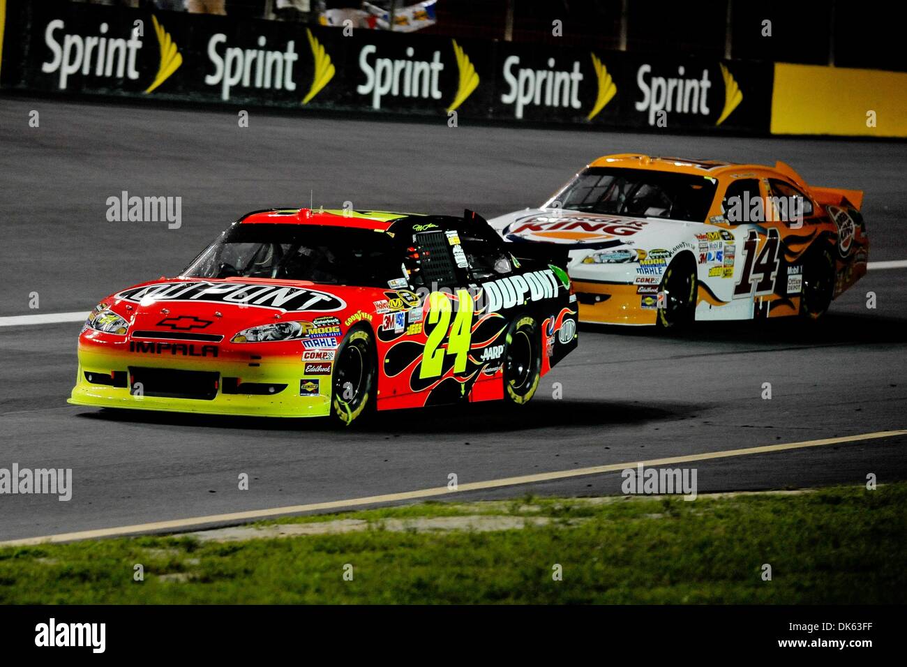 21 mai 2011 - Concord, Caroline du Nord, États-Unis d'Amérique - Sprint Cup Series driver Jeff Gordon (24) au cours de la All Star course sur le Charlotte Motor Speedway à Concord, Caroline du Nord (Image Crédit : © Anthony Barham/global/ZUMAPRESS.com) Southcreek Banque D'Images