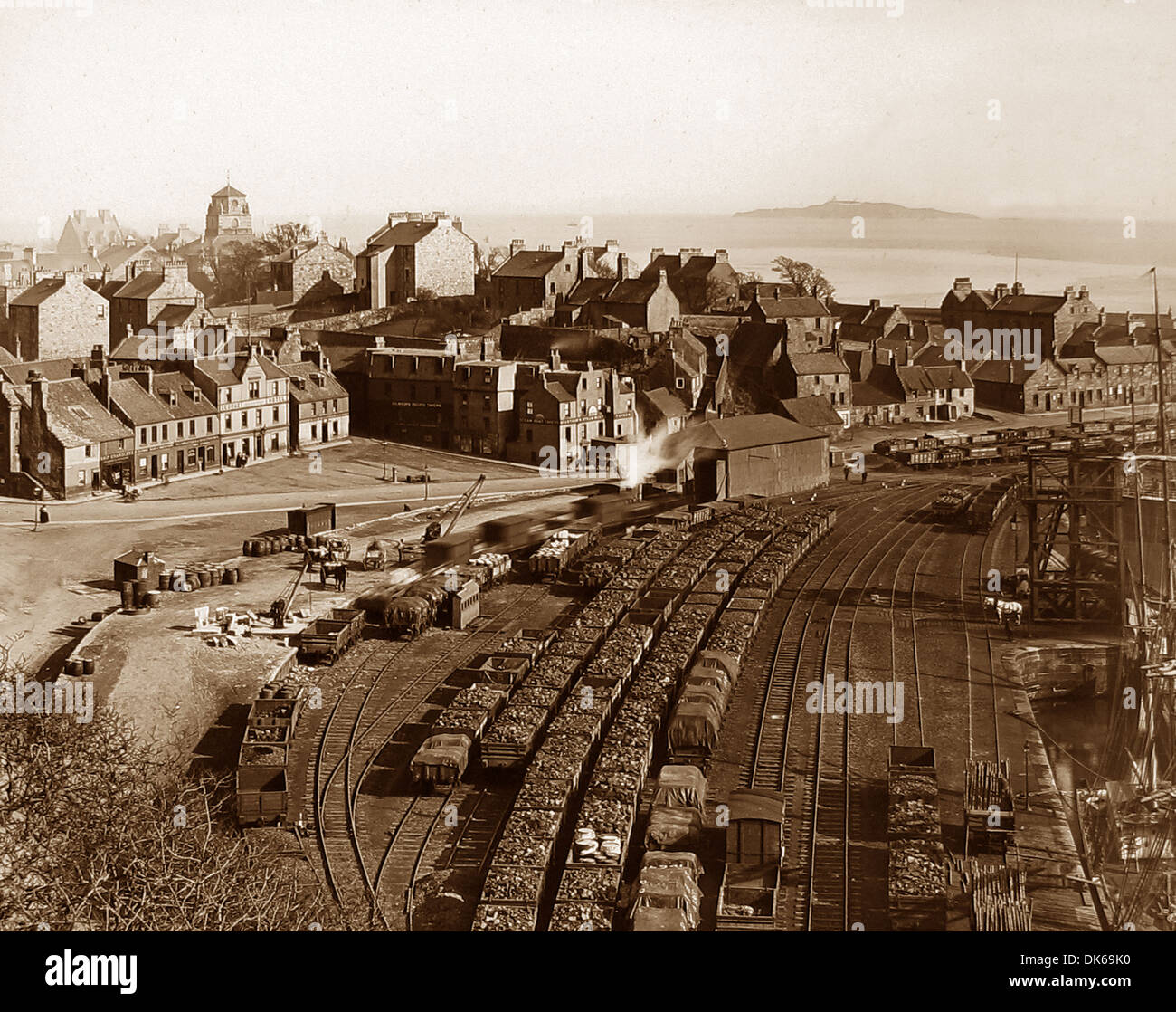 Période victorienne de Burntisland Banque D'Images