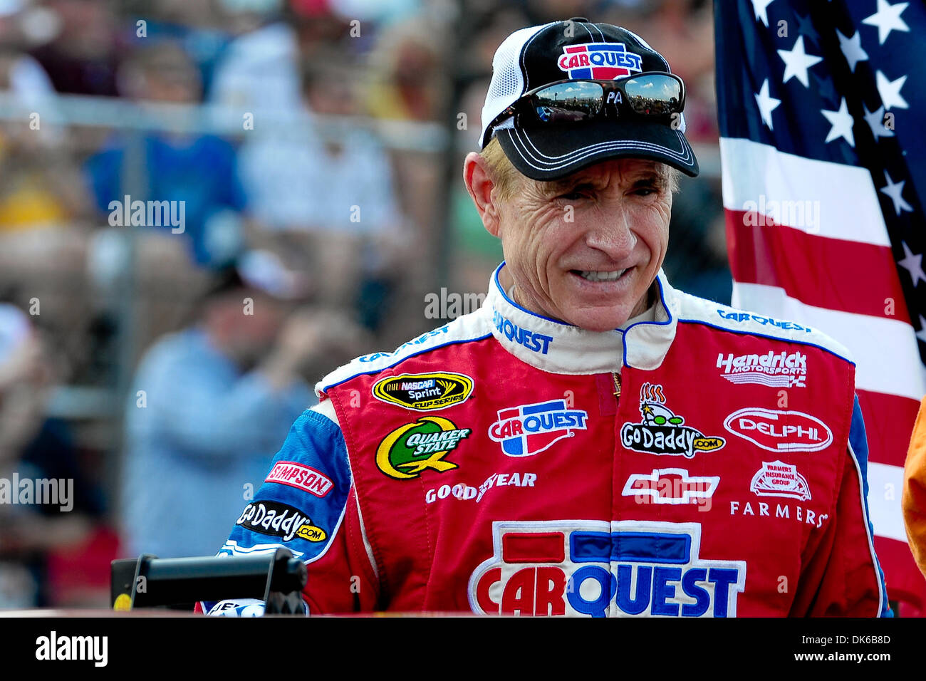 29 mai 2011 - Concord, Caroline du Nord, États-Unis d'Amérique - Sprint Cup Series driver Mark Martin (5) lors de la présentation des pilotes à Charlotte Motor Speedway à Concord, Caroline du Nord (Image Crédit : © Anthony Barham/global/ZUMAPRESS.com) Southcreek Banque D'Images
