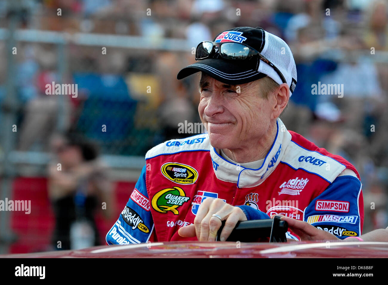 29 mai 2011 - Concord, Caroline du Nord, États-Unis d'Amérique - Sprint Cup Series driver Mark Martin (5) lors de la présentation des pilotes à Charlotte Motor Speedway à Concord, Caroline du Nord (Image Crédit : © Anthony Barham/global/ZUMAPRESS.com) Southcreek Banque D'Images