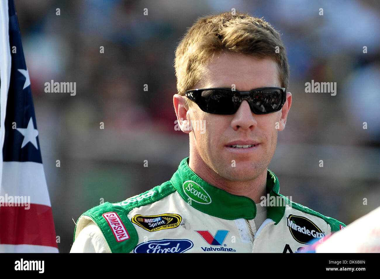 29 mai 2011 - Concord, Caroline du Nord, États-Unis d'Amérique - Sprint Cup Series driver Carl Edwards (99) au cours de la présentation des pilotes à Charlotte Motor Speedway à Concord, Caroline du Nord (Image Crédit : © Anthony Barham/global/ZUMAPRESS.com) Southcreek Banque D'Images