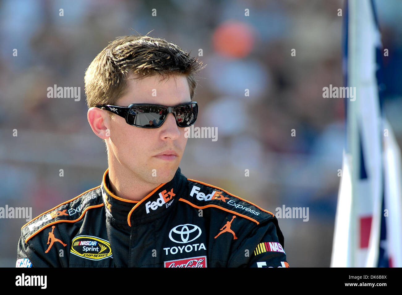 29 mai 2011 - Concord, Caroline du Nord, États-Unis d'Amérique - Coupe Sprint Denny Hamlin driver (11)lors de la présentation des pilotes à Charlotte Motor Speedway à Concord, Caroline du Nord (Image Crédit : © Anthony Barham/global/ZUMAPRESS.com) Southcreek Banque D'Images