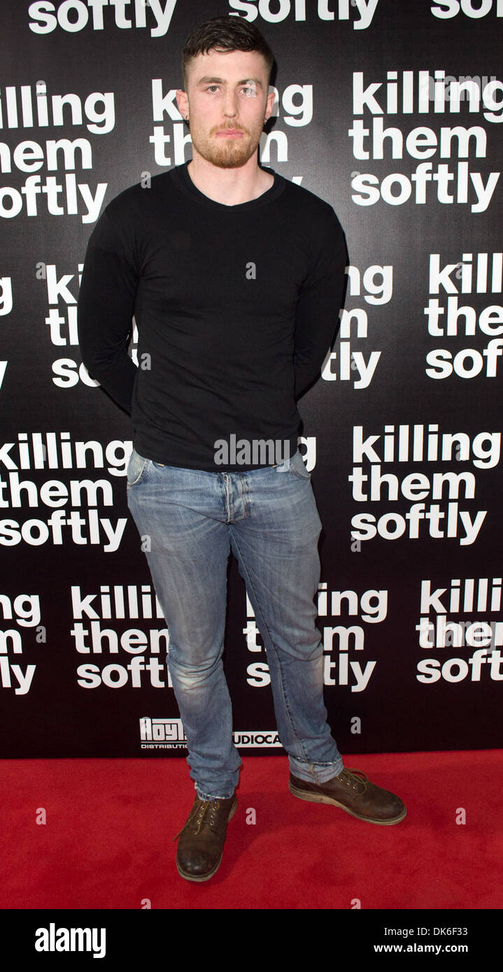 James Frecheville 'Tuer doux' premiere australienne à Circular Quay - Arrivées Sydney Australie - 24.09.12 Banque D'Images